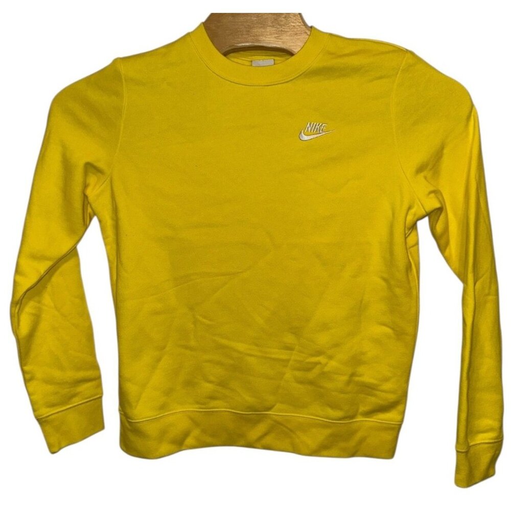 Nike Club‎ Brushed Fleece Pullover Crewneck Sweatshirt DQ5473-731 Women's S New